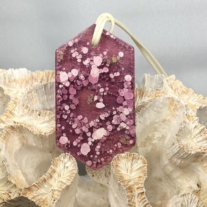 Resin and Quilling Art necklace